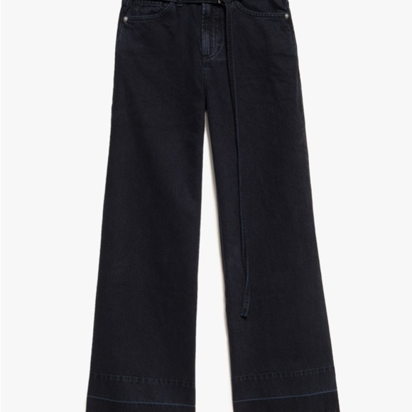 FRAME Pixie High Rise Baggy Pant Released Hem - Picture 5 of 6